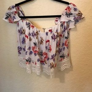 Off the shoulder top.